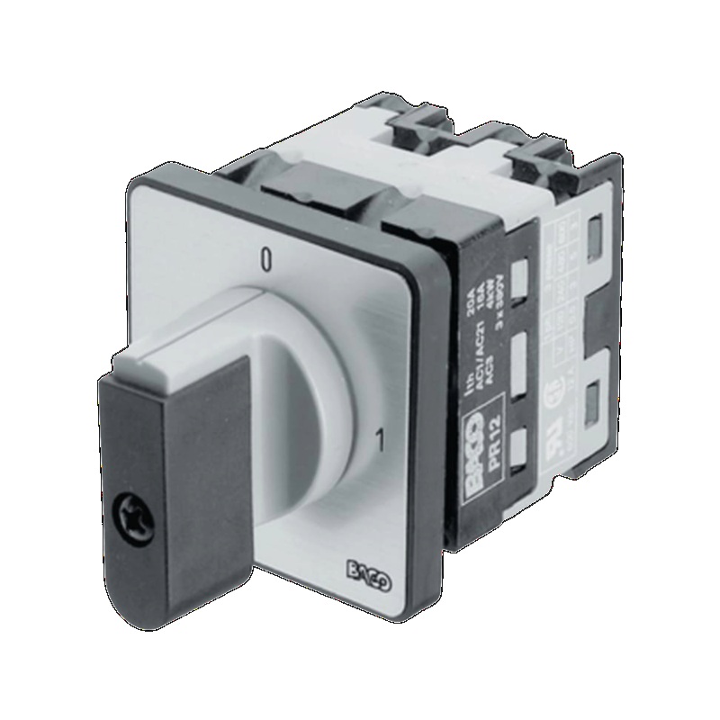 Interruptor de leva BACO 3 Posiciones PR 12 12 A Tirador
