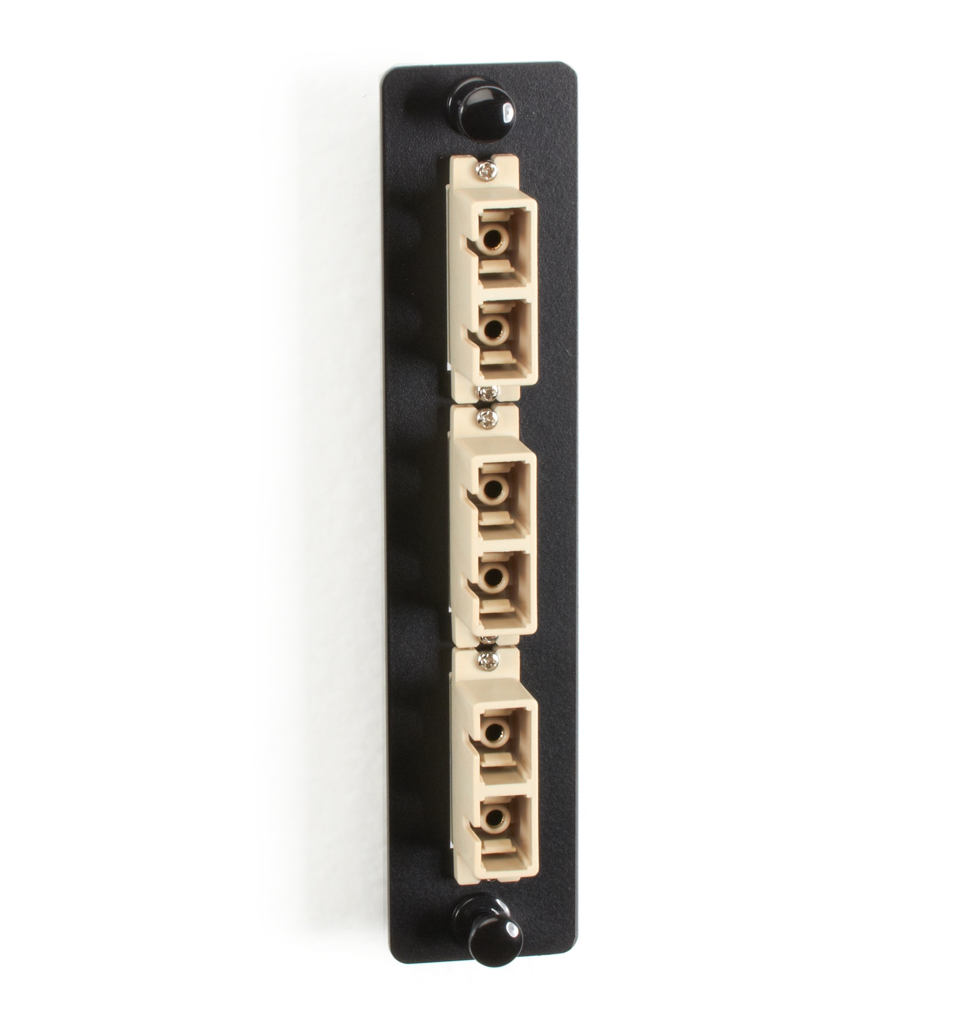 Panel adaptador de fibra multimodo de baja densidad JPM451B Black Box