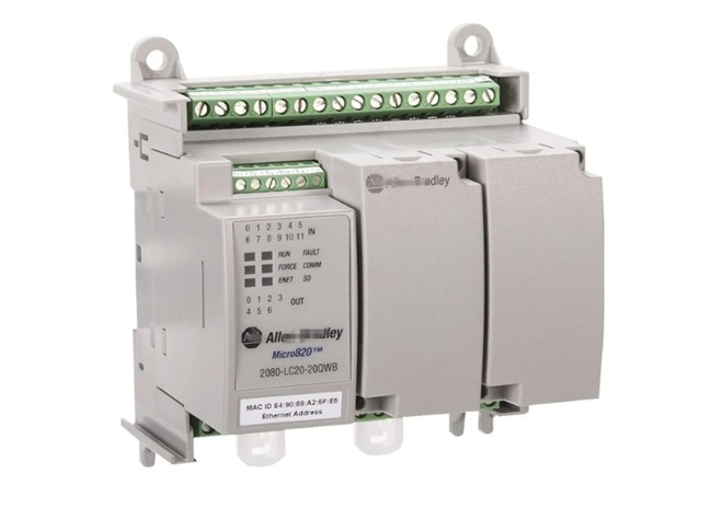Controlador Allen-Bradley 2080-LC20-20QWB Micro820