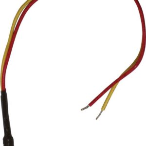 Lámpara de señal LED Snap-in 3mm 24-28V verde