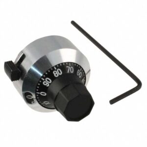 Perillas y diales 22mm 0-15 Turns CHROME 1-4SHAFT H-22-6A Bourns