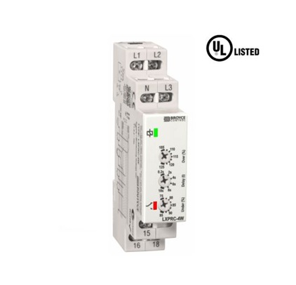 Relé Detección de Voltaje Spdt 8a 230vac LXPRC-4W Broyce