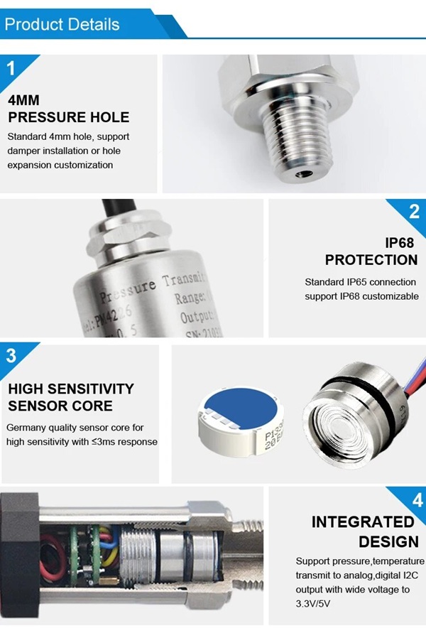 Transmisor de presión conector Hirschman de 0-400 bar 1-2 NPT -40 a120°C 24DVC 4~20mA PM420-400 comprar precio venta información promoción Machala colombia venezuela chile argentina ecuador paraguay uruguay brasilcomprar precio venta información promoción