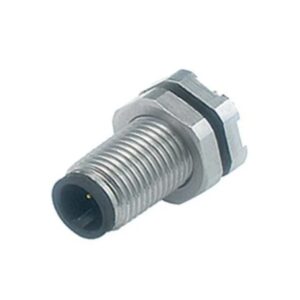 M5 Enchufe de brida contactos 3 sin blindaje THT IP67 M5x0.5 Mont en pared moldeado