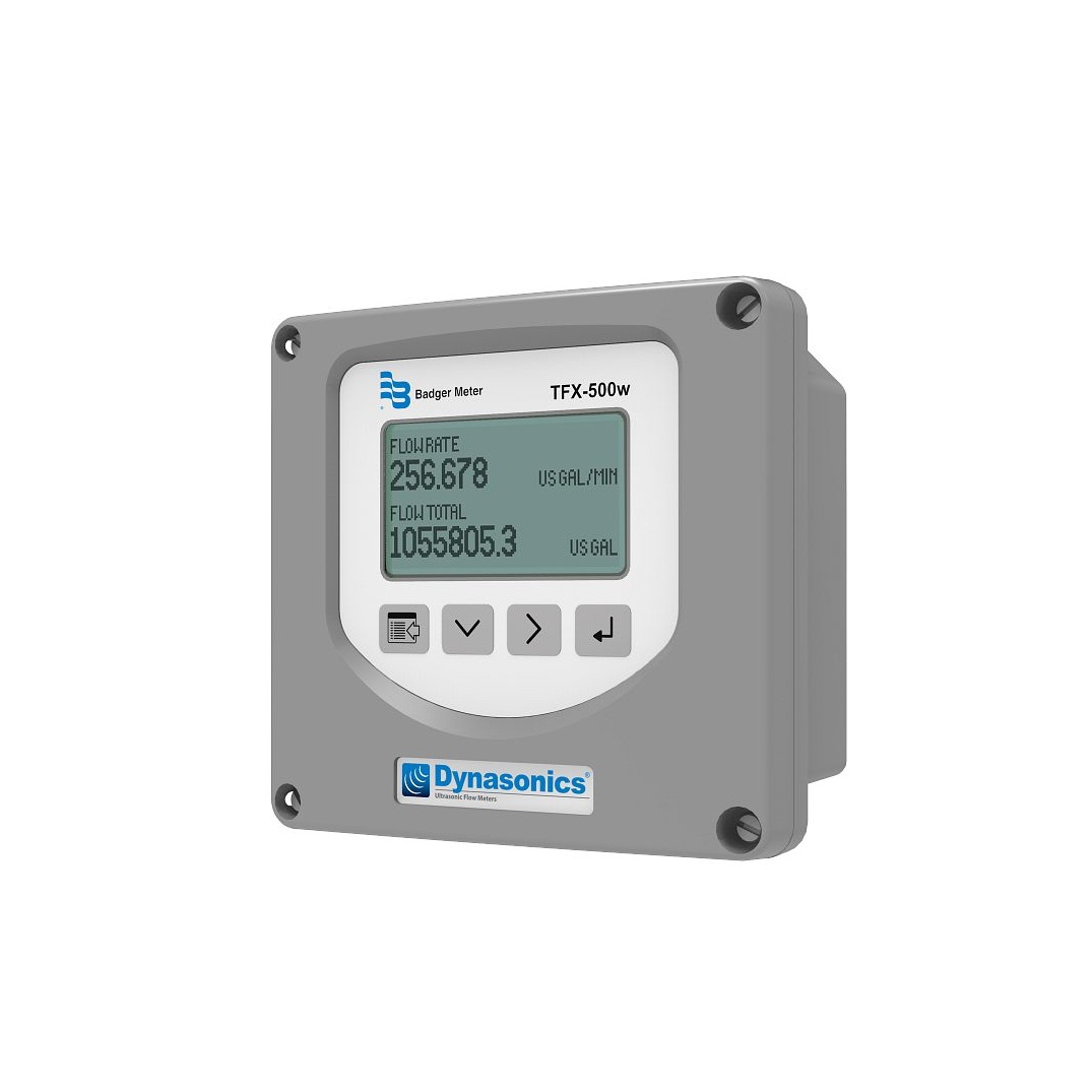 Medidor de flujo ultrasónico de pinza TFX-500w, Rango 250 mm, Temp. –40 a 121 °C