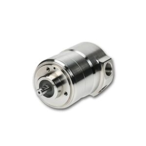 Codificador absoluto AX73 Vol. CC 30V, Brida K.72: fijacion, Eje 10mm, IP67, Conex. 2 roscas radiales M20x1.5 ATEX e IECEx