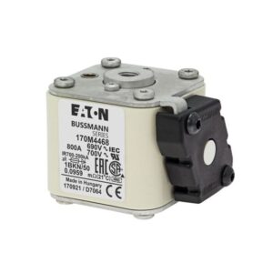 Fusible de alta velocidad 800A CA 690V tamaño 1 aR IEC UL indicador tipo K 170M4468
