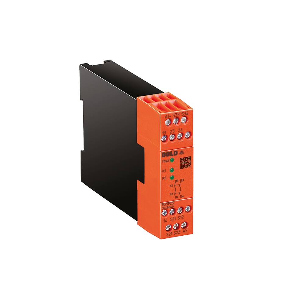 Interruptor de alfombrilla de seguridad BG 5925-910 2 Canales Corri. 5A Cat. PL 4-e TÜV UL