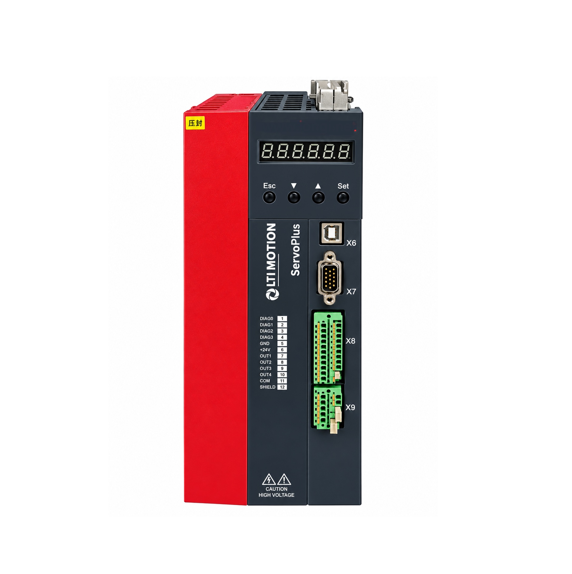 Servoaccionamiento ServoC para Prensa de Cerámica PLC FX3U